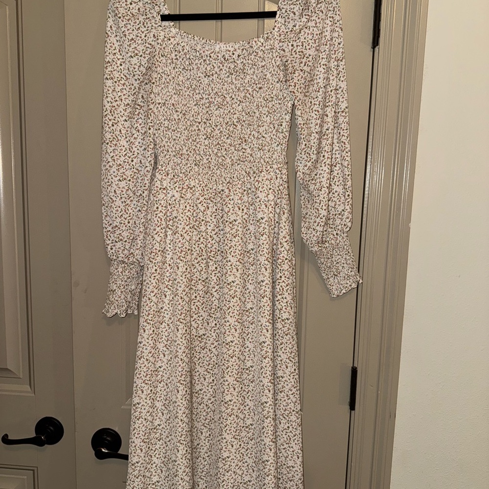 Floral Long Sleeve Dress